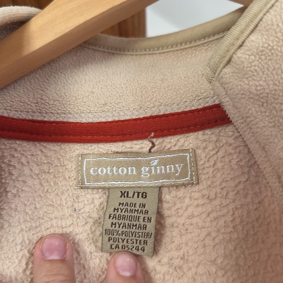 TAN FLEECE VEST - Picture 2 of 3